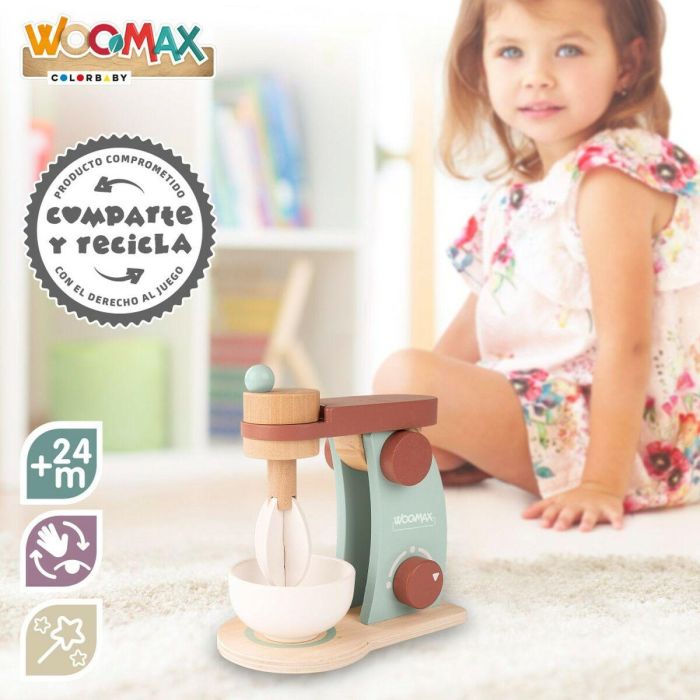 Batidora de juguete Woomax 10 x 18 x 17 cm (6 Unidades) 3 Batidora de juguete Woomax 10 x 18 x 17 cm (6 Unidades) 3