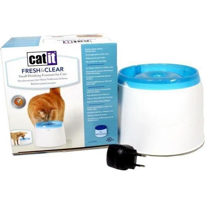 Fuente de agua Catit Compact Cat de 2 litros