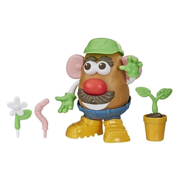 Mr. Potato Head Goes Green, 15 piezas de plástico de origen vegetal, juguete para niños 2