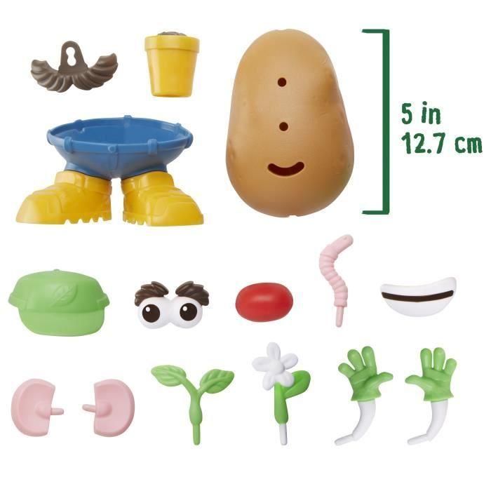 Mr. Potato Head Goes Green, 15 piezas de plástico de origen vegetal, juguete para niños 3