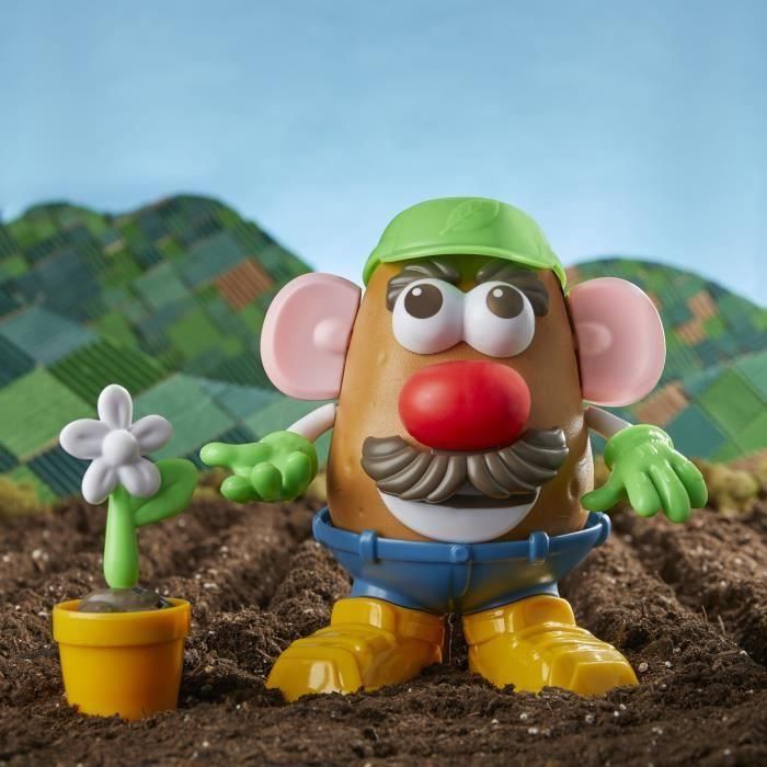 Mr. Potato Head Goes Green, 15 piezas de plástico de origen vegetal, juguete para niños 4