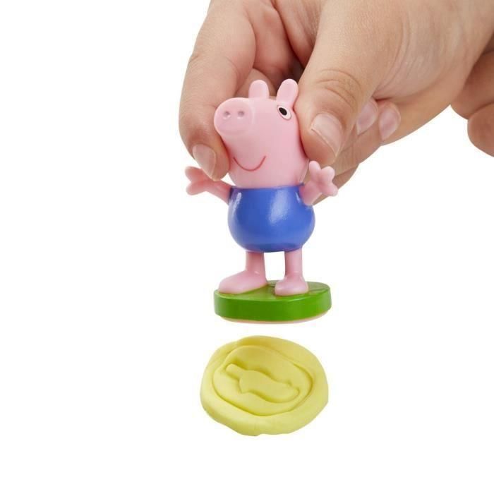 Play-Doh Peppa Pig y el camión de los helados, con Peppa, George y 5 botes de plastilina para niños de 3 años 4