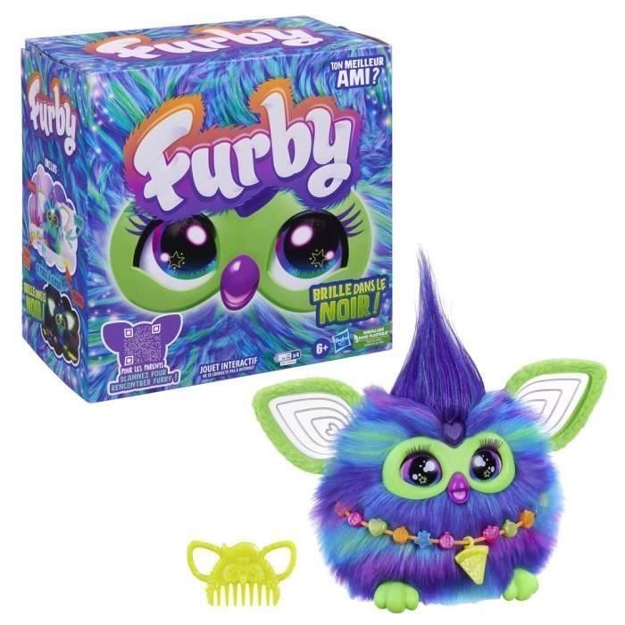 Furby Galaxy, peluche activado por voz que brilla en la oscuridad, juguetes interactivos, 6 años 1