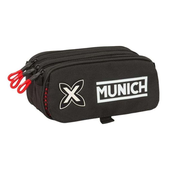 Bolso Escolar Portatodo Safta Triple Big Munich Vulcan 100x215x80 mm Bolso Escolar Portatodo Safta Triple Big Munich Vulcan 100x215x80 mm