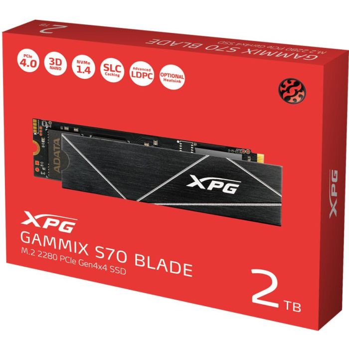 Disco Duro Adata GAMMIX S70 Blade 2 TB SSD M.2 5