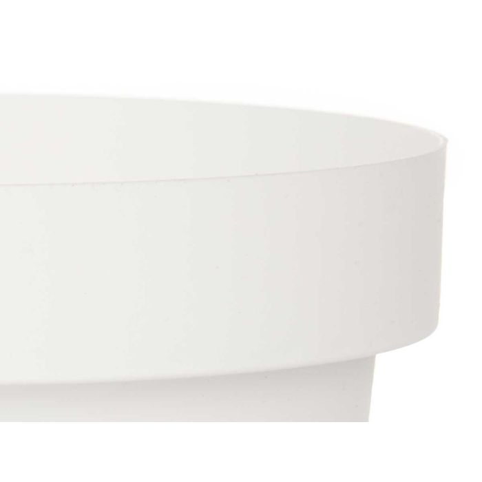 Maceta de plástico blanco 14 cm diámetro Ibergarden (12 Unidades) 2 Maceta de plástico blanco 14 cm diámetro Ibergarden (12 Unidades) 2