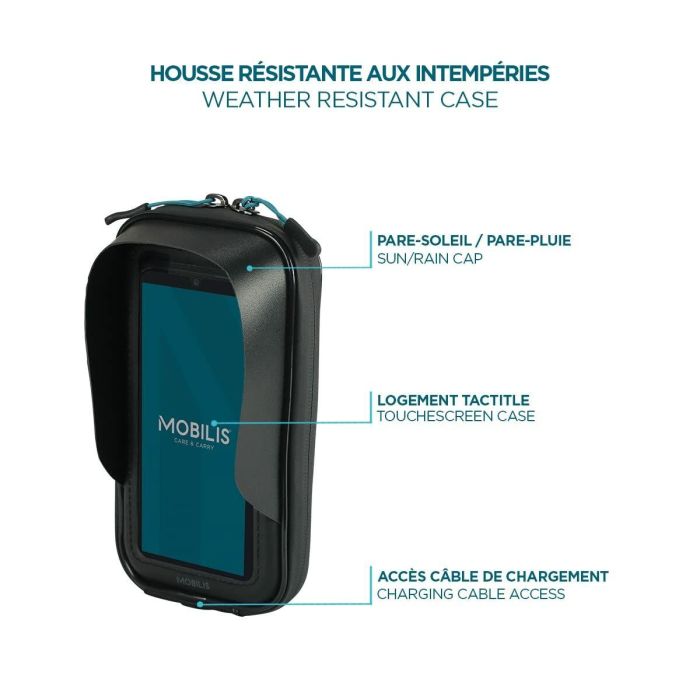 Funda para Móvil Mobilis 044022 Negro 2 Funda para Móvil Mobilis 044022 Negro 2