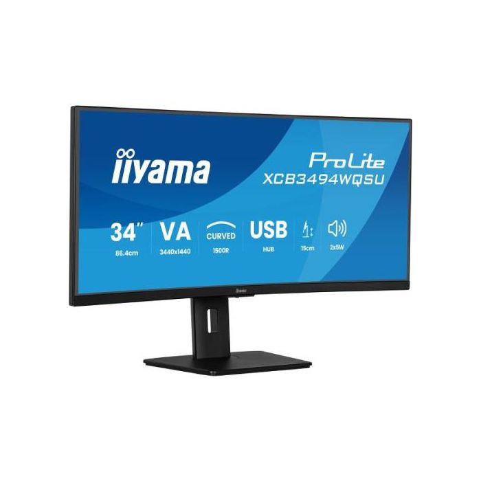 iiyama XCB3494WQSU-B1 34" pantalla para PC iiyama XCB3494WQSU-B1 34" pantalla para PC