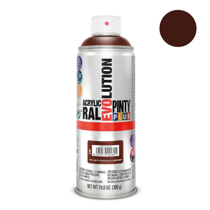 Pintura en spray pintyplus evolution 520 cc ral 8017 chocolate