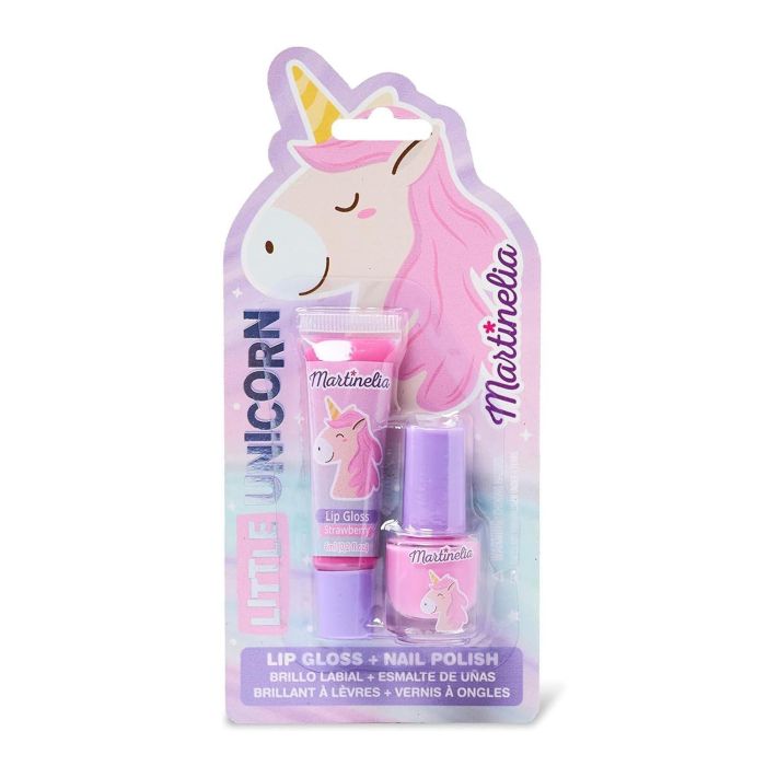 Martinelia little unicorn brillo de labios 1un + lacas de uñas 1u. Martinelia little unicorn brillo de labios 1un + lacas de uñas 1u.