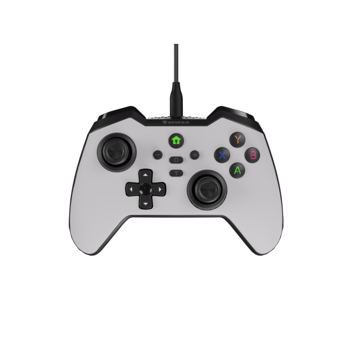 GENESIS Mangan 300 Blanco USB Gamepad Analógico/Digital Android, Nintendo Switch, PC GENESIS Mangan 300 Blanco USB Gamepad Analógico/Digital Android, Nintendo Switch, PC