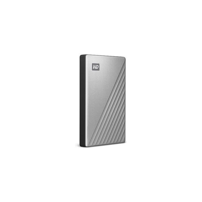 Western Digital WDBC3C0020BSL-WESN My Passport Ultra - Disco Duro Externo Portátil 2 TB, USB-C/USB 3.2 Gen 1, Metal Plata, 2.5"