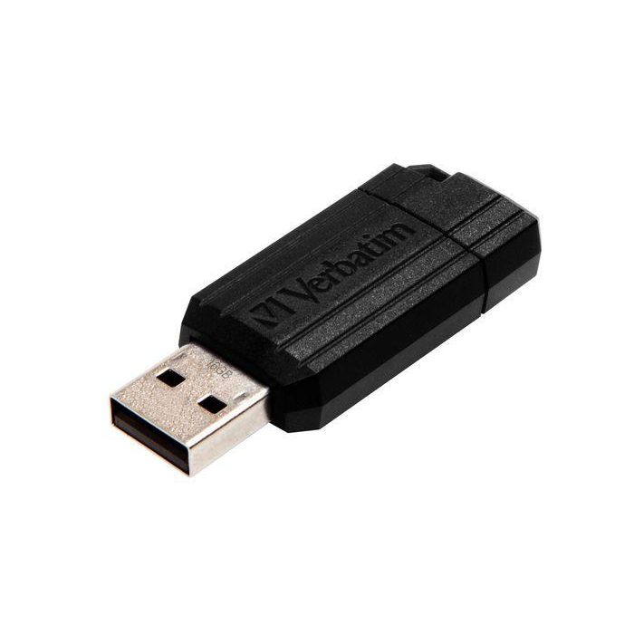 Verbatim PinStripe USB 16GB Negro - Memoria USB Retráctil sin Tapa - Protección de Conexión - Diseño Ligero y Compacto 1 Verbatim PinStripe USB 16GB Negro - Memoria USB Retráctil sin Tapa - Protección de Conexión - Diseño Ligero y Compacto 1