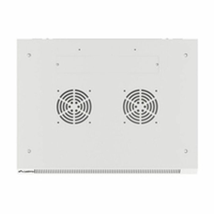Lanberg WF01-6409-10S Armario Rack Bastidor de Pared de 9U con Carga Máxima de 60 kg, Color Gris 4