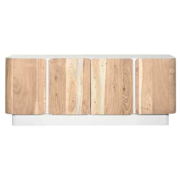 Mueble Tv Scandi DKD Home Decor Natural Blanco 40 x 55 x 140 cm 1 Mueble Tv Scandi DKD Home Decor Natural Blanco 40 x 55 x 140 cm 1