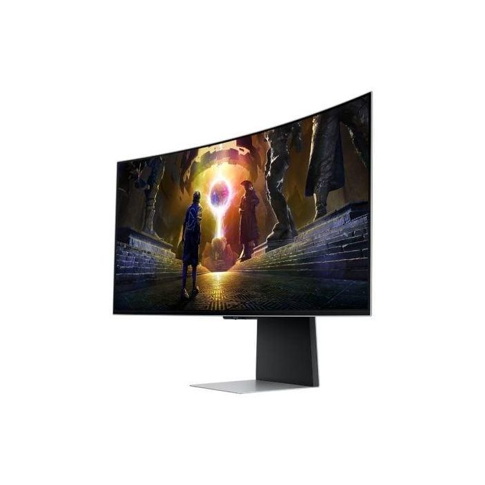 Monitor Gaming Ultrapanorámico Curvo Samsung G8 Odyssey OLED S34DG850SU 34"/ WQHD/ 0.03ms/ 175Hz/ Multimedia/ Regulable en Altura/ Plata 1