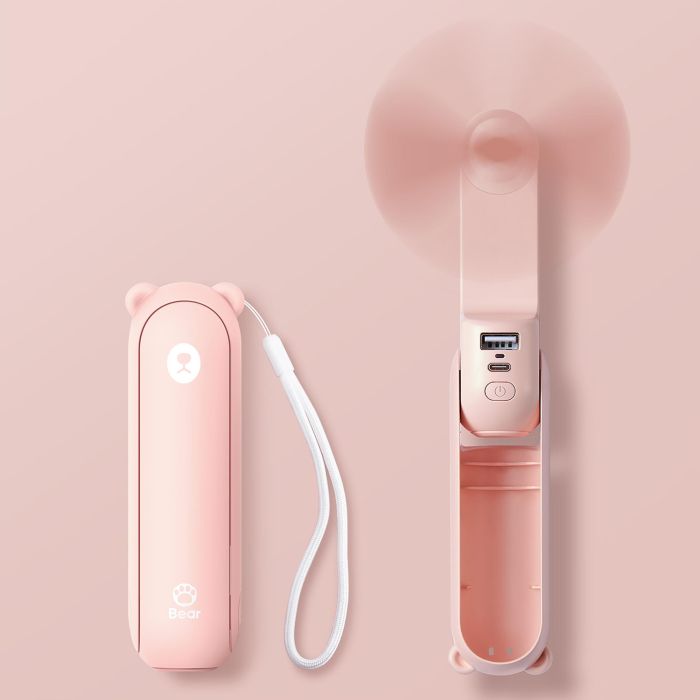 Jisulife Life 8 Plus Ventilador Portátil Multifunción Mini Ligero con Linterna y Powerbank 4500mAh, hasta 46h Autonomía, USB-C 2 Jisulife Life 8 Plus Ventilador Portátil Multifunción Mini Ligero con Linterna y Powerbank 4500mAh, hasta 46h Autonomía, USB-C 2