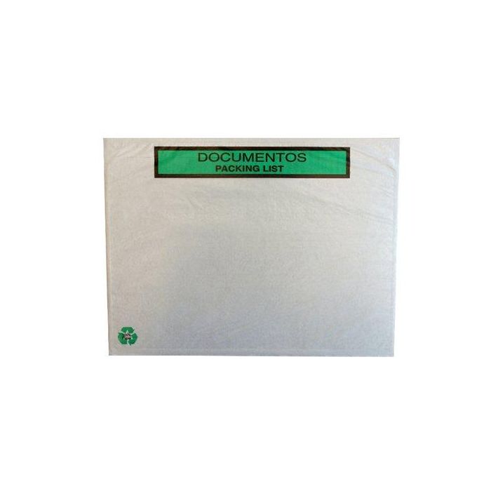 Sobres Adhesivos Packing-List 100% Papel Reciclado 240X180 (Ext.) Impresos Caja De 1000