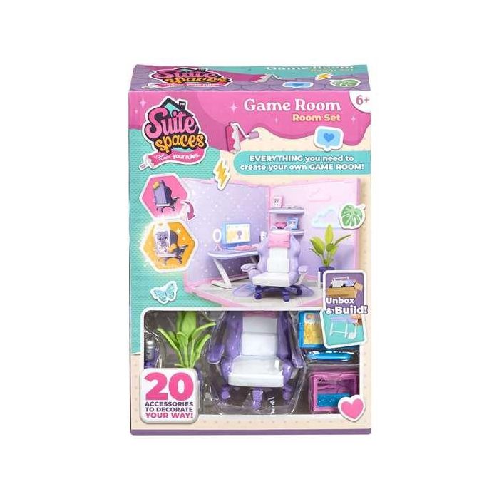 Bizak Diseña tu Sala Gamer Suite Spaces Incluye 20 Accesorios 2 Papeles de Pared 1 Papel de Suelo para Niños y Niñas a Partir de 6 Años Idioma Español 6