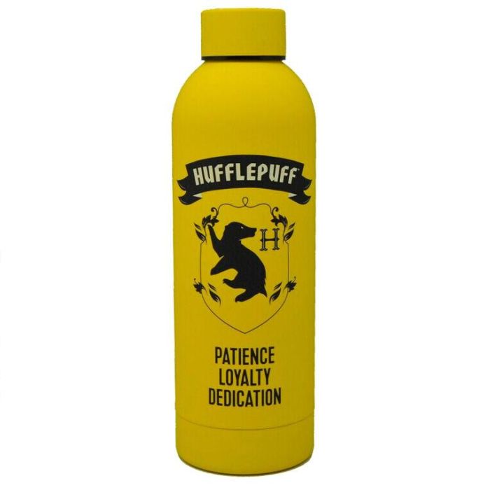 WARNER BROS. DISCOVERY Botella de acero inoxidable Hufflepuff Harry Potter 700ml