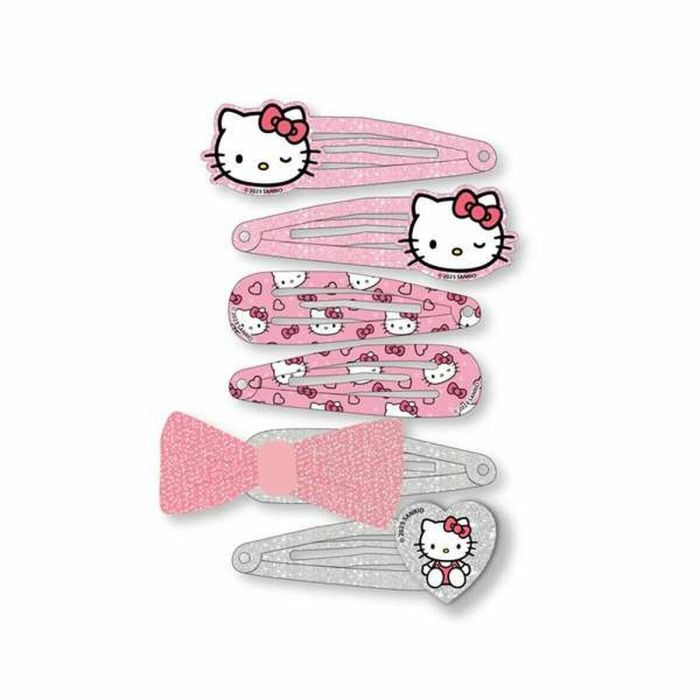 Cerdá Hello Kitty Clips Accesorios Pelo 6 Piezas Pink para Niñas 1 Cerdá Hello Kitty Clips Accesorios Pelo 6 Piezas Pink para Niñas 1