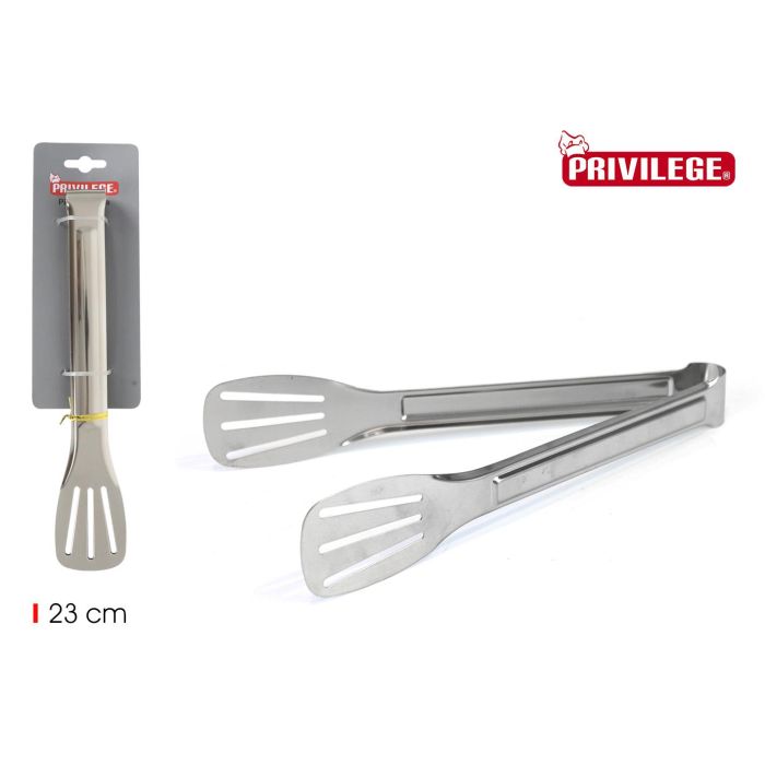 Privilege Pinzas de Cocina de Acero Inoxidable 23 cm (36 Unidades)