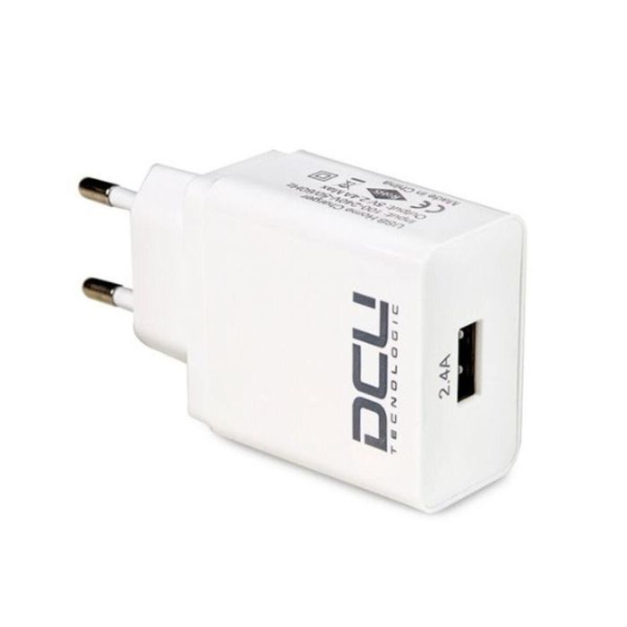 Cargador de Pared DCU 37300525 5V Blanco Cargador de Pared DCU 37300525 5V Blanco