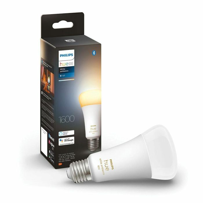 Philips Hue PHI8719514288195 Bulbo LED conectado E27 White Ambiance, 100W equivalente, 1600 Lumen, Bluetooth 0 Philips Hue PHI8719514288195 Bulbo LED conectado E27 White Ambiance, 100W equivalente, 1600 Lumen, Bluetooth 0