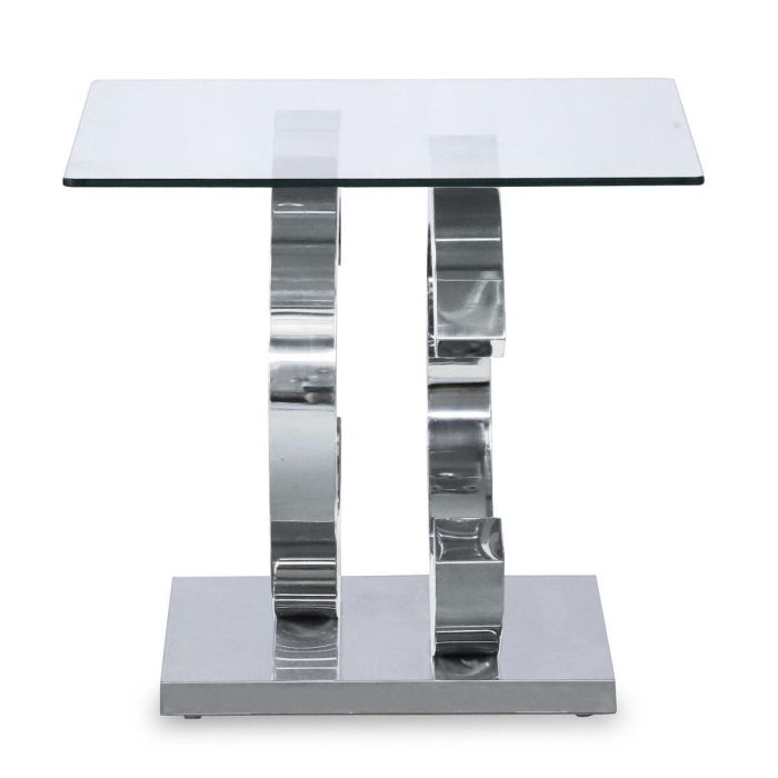 Mesa auxiliar Alexandra House Living Cristal 55 x 55 x 50 cm 4