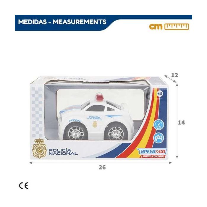 Coche radio control policia nacional 15 cm. velocidad 10-12 km hora. 6 Coche radio control policia nacional 15 cm. velocidad 10-12 km hora. 6