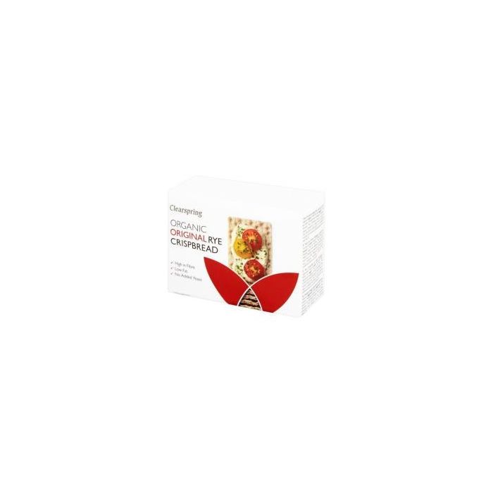 Clearspring Biscotes de Centeno Integral Bio 200g - Alto en Fibra, Bajo en Grasas y Azúcares, Vegano, Receta Escandinava