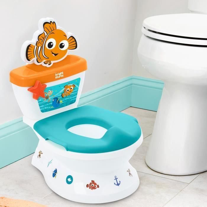 DISNEY BABY BRI17554 - Mini Inodoro Nemo con Reductor de Asiento 2 en 1 MySize - Orinal Extraíble Fácil Limpieza 4