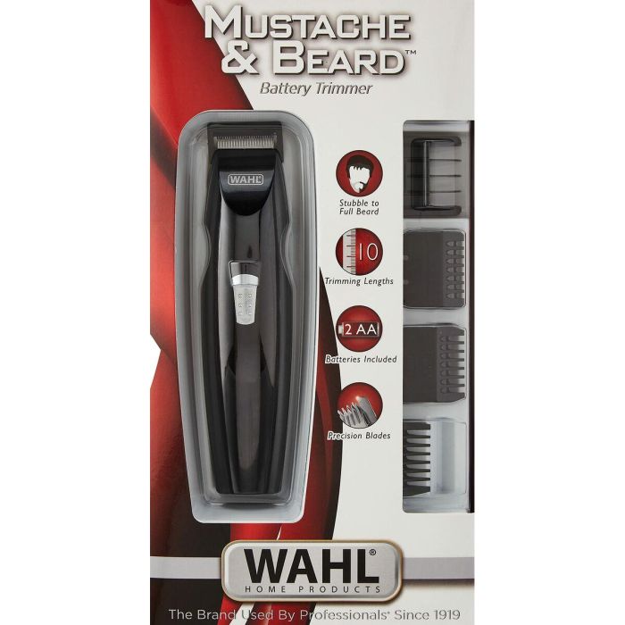 Wahl WAH0043917002729 Recortadora de barba y bigote, 3 V, negra 3 Wahl WAH0043917002729 Recortadora de barba y bigote, 3 V, negra 3