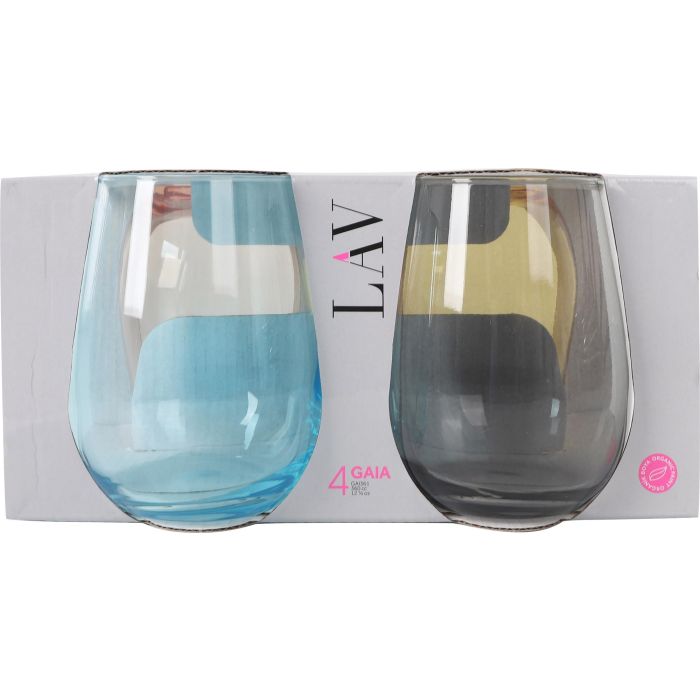 Set de 4 vasos Gaia 360 cc color - LAV (6 Cajas) 1 Set de 4 vasos Gaia 360 cc color - LAV (6 Cajas) 1
