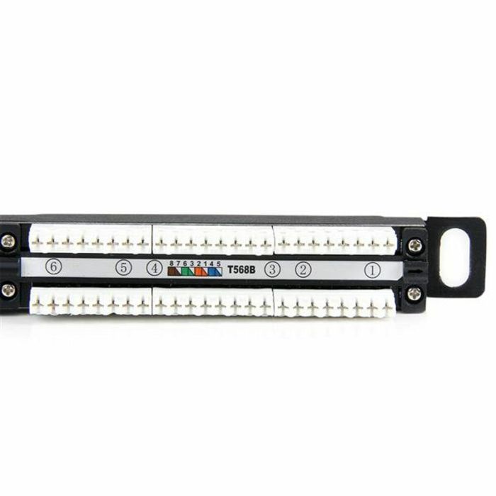 Patch Panel 24 Puertos UTP Categoría 5e Startech PANELHU24 1 Patch Panel 24 Puertos UTP Categoría 5e Startech PANELHU24 1