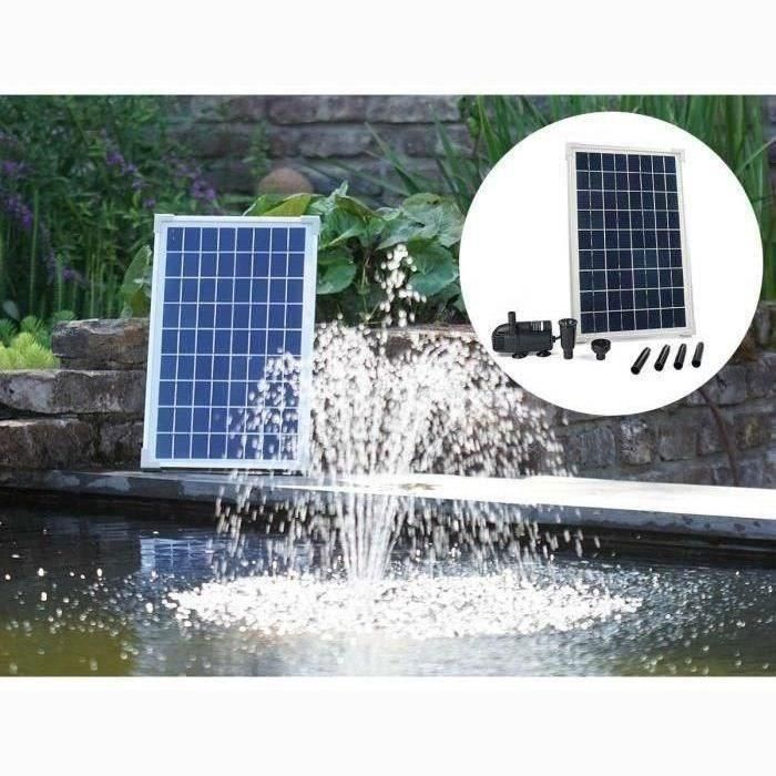 Bomba solar UBBINK Solarmax - Con panel solar 40 x 25.5 x 2.5 cm Bomba solar UBBINK Solarmax - Con panel solar 40 x 25.5 x 2.5 cm
