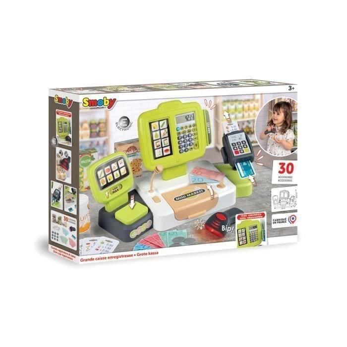 Smoby grande en efectivo - 30 accesorios incluidos - 3 años 1 Smoby grande en efectivo - 30 accesorios incluidos - 3 años 1
