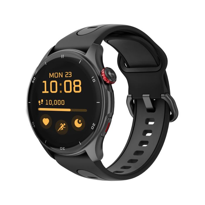 Myphone Smartwatch Adventure Black - GPS, Pantalla AMOLED 1.43", Resistencia al Agua 3ATM, Más de 50 Modos Deportivos, Monitor de Salud