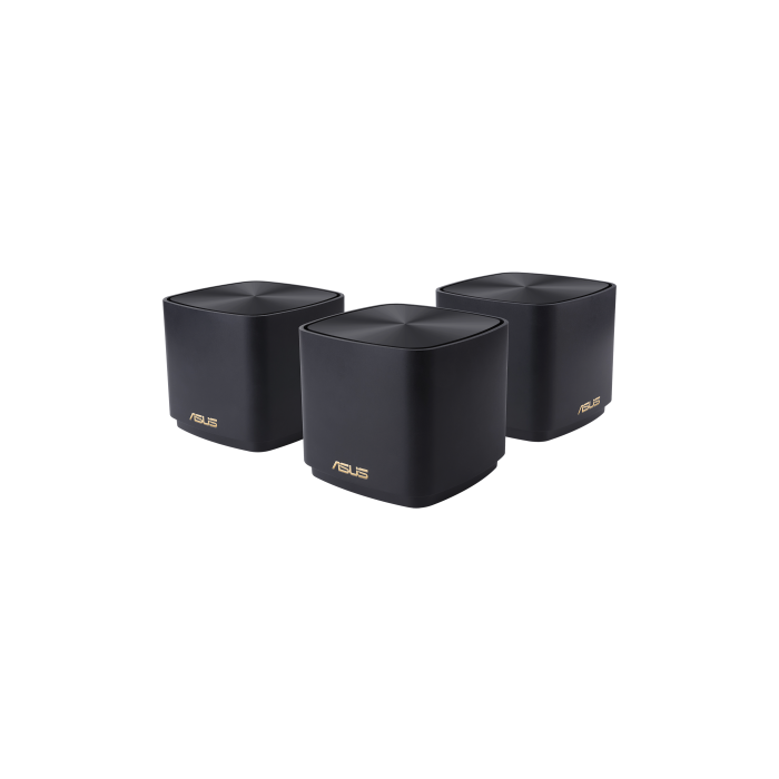 ASUS ZenWiFi XD4 Plus (B-3-PK) Sistema Wi-Fi Malla Doble Banda Wi-Fi 6 (802.11ax) Negro (3 Unidades) 0 ASUS ZenWiFi XD4 Plus (B-3-PK) Sistema Wi-Fi Malla Doble Banda Wi-Fi 6 (802.11ax) Negro (3 Unidades) 0