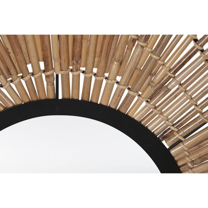 Espejo de pared DKD Home Decor Negro Natural Bali 63 x 1,5 x 92 cm 2 Espejo de pared DKD Home Decor Negro Natural Bali 63 x 1,5 x 92 cm 2