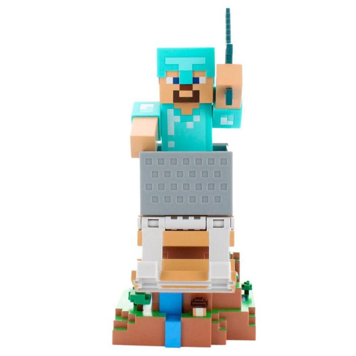Cable Guy soporte sujecion Diamond Steve Minecraft 20cm 3