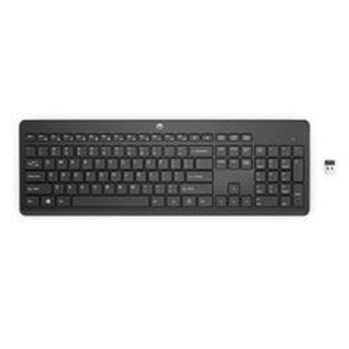 HP 230 Teclado Inalámbrico Negro, Diseño Español (ESP), Silencioso, Teclas Chiclet, Conexión 2.4GHz, Batería Larga Duración 2 HP 230 Teclado Inalámbrico Negro, Diseño Español (ESP), Silencioso, Teclas Chiclet, Conexión 2.4GHz, Batería Larga Duración 2