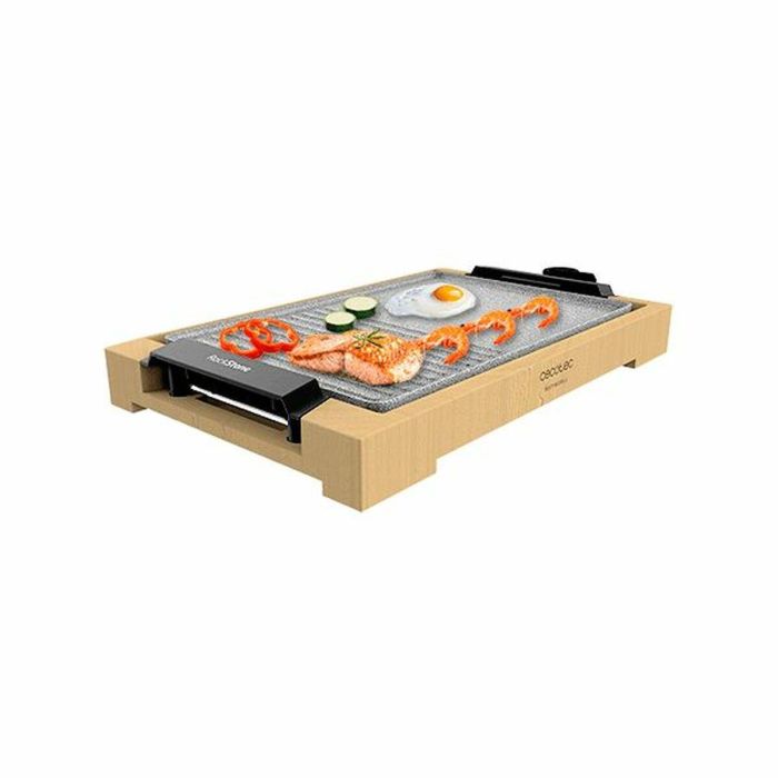 Plancha de Cocina Cecotec Tasty&Grill 2000 Bamboo MixStone 200W 7 Plancha de Cocina Cecotec Tasty&Grill 2000 Bamboo MixStone 200W 7