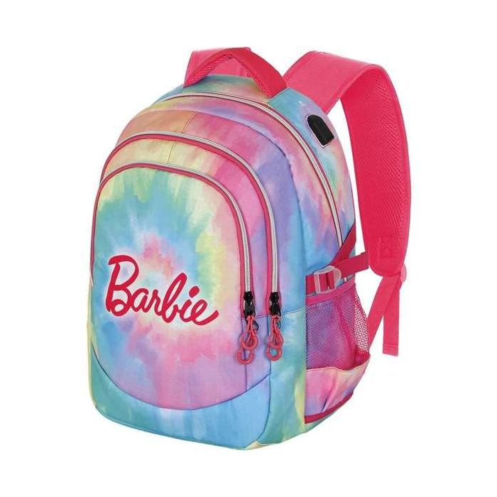 Karactermania Mochila Barbie Run. Plus Fan Tie Dye 44x34x21 cm, Gran Capacidad, 3 Compartimentos, Puerto USB, Ripstop 0 Karactermania Mochila Barbie Run. Plus Fan Tie Dye 44x34x21 cm, Gran Capacidad, 3 Compartimentos, Puerto USB, Ripstop 0