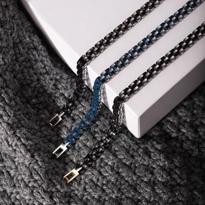 Pulsera Hombre Sector SAFR28 Acero 22 cm Plateado 3