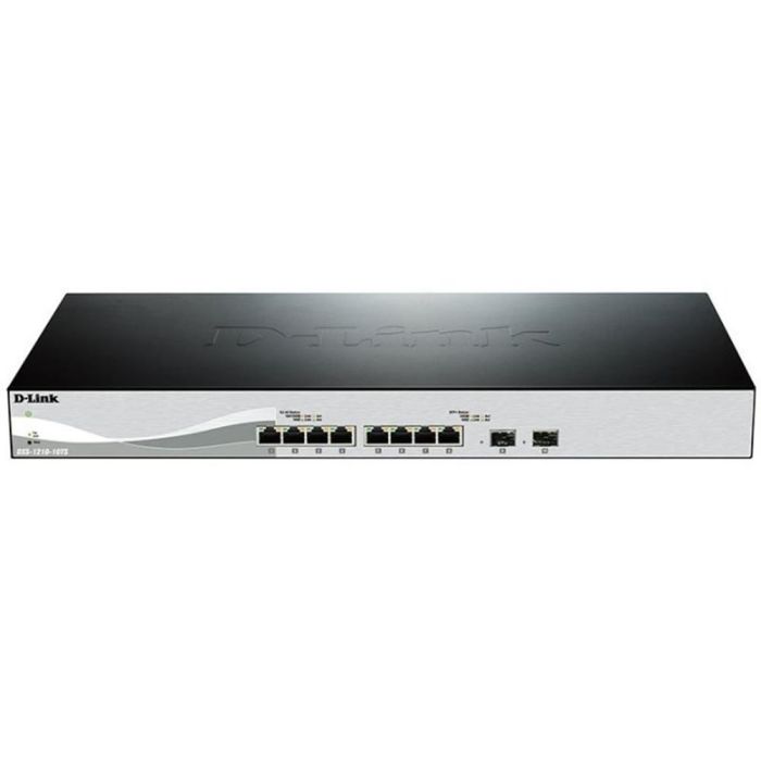 D-Link Dxs-1210-10Ts Switch Gestionado L2/L3, 8 Puertos RJ-45 + 2 SFP+, 10G Ethernet