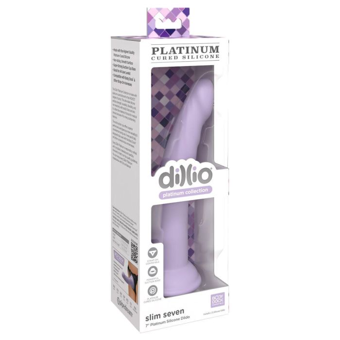 Vibrador Pipedream Dillio Platinum Morado 1