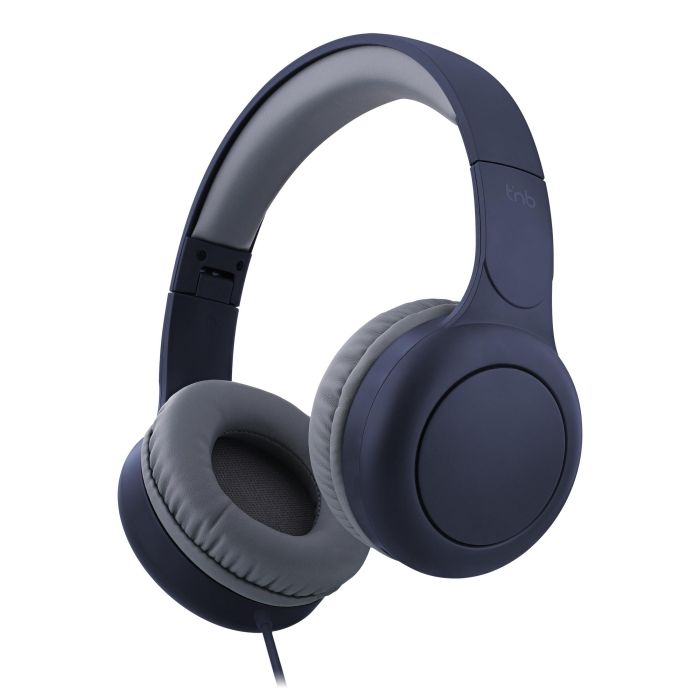 TNB TONALITY - Auriculares supraaurales con cable USB-C - navy blue & storm gray