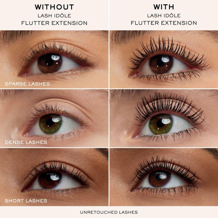 Lancôme Lash Idôle Flutter Extension Máscara de Pestañas #01 - Alarga hasta 5.5 mm 7 Lancôme Lash Idôle Flutter Extension Máscara de Pestañas #01 - Alarga hasta 5.5 mm 7