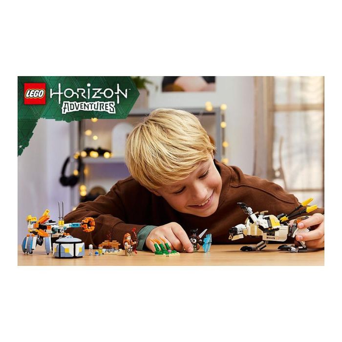 Lego Horizon Adventures 77037 Aloy y Varl contra Testudien y Sawtooth - Juego de Construcción para Niños y Niñas a Partir de 9 Años